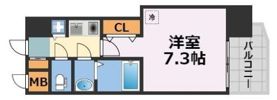 エイペックス心斎橋東の間取り画像