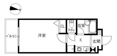 レイクランド大手町の間取り画像