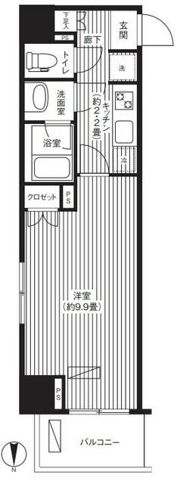 エフシティ亀戸の間取り画像