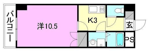 カサグランデ枝松の間取り画像