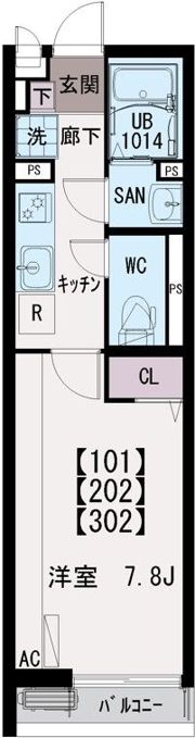 イクシオ南篠崎の間取り画像