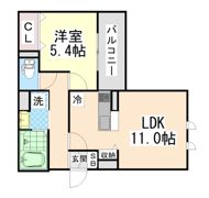 バレンティアの間取り画像