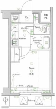 L－Flat南品川の間取り画像