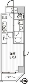 LUNIQ新御徒町Ⅱの間取り画像
