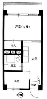 ニュー白金マンションの間取り画像