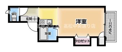 KHコーポの間取り画像