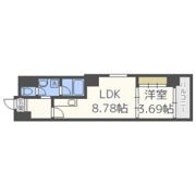 ドュ・シンビオス・桜川の間取り画像