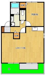 クレール長尾の間取り画像