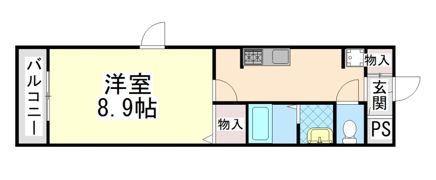 パトリア芦屋の間取り画像
