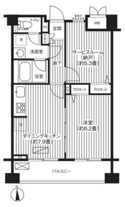 プリムヴェール西尾久メゾンBの間取り画像
