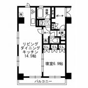 レジディア月島Ⅲの間取り画像