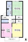 ディアコートCの間取り画像
