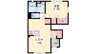 ナチュール谷上の間取り画像