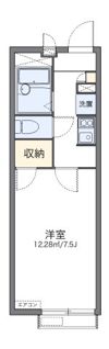 レオパレスフローラ Sの間取り画像