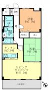 メルヴェーユ牛田の間取り画像