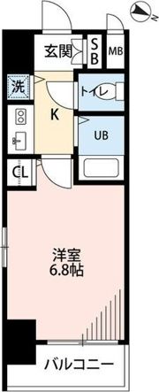 プレサンス同心アーバンステージの間取り画像