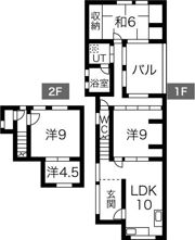 吹田市内本町2-19-4 貸家の間取り画像
