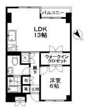 ヴィラ目黒本町の間取り画像