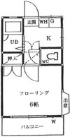 ハイツ アヴェニューの間取り画像