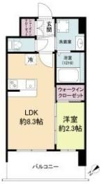 セレニテ江坂エクラの間取り画像