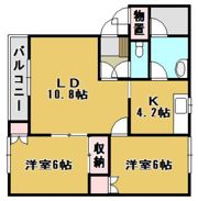 本田ヴィレッジBの間取り画像