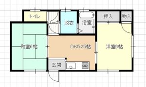 みどり荘の間取り画像