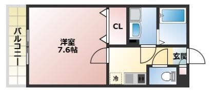 トワエモア九工大前の間取り画像