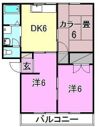 アーバンライフ久米B棟の間取り画像