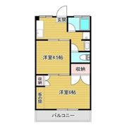 コーポカサブランカの間取り画像