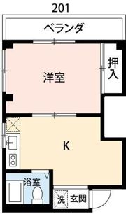 コーポタマの間取り画像