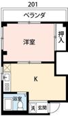 コーポタマの間取り画像