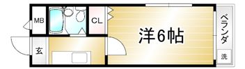 ハーフタイム21の間取り画像