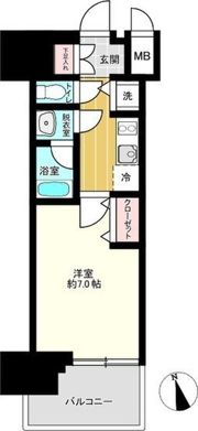 ソルテラスOSAKA EAST GATEの間取り画像