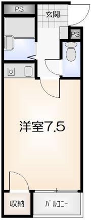 ピアネージュ徳島の間取り画像