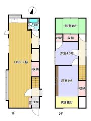 円山貸家の間取り画像