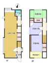 円山貸家の間取り画像