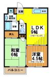 Kフラット1の間取り画像