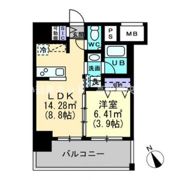 アルファレガロ福田町の間取り画像