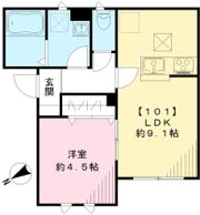 ルミエール平井の間取り画像
