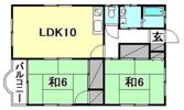 空港ハイツ（南吉田町2587）の間取り画像