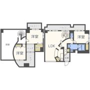 CITY SPIRE難波プレミアの間取り画像