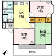 フォブール福岡の間取り画像