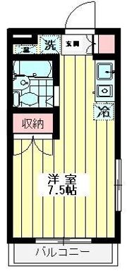 グリーンサイドビルの間取り画像