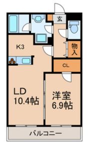 サニーハイツの間取り画像