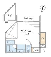 カームハイツの間取り画像
