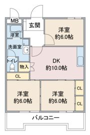 エレガンスⅡの間取り画像