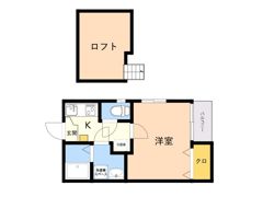 コンフォートベネフィス箱崎7の間取り画像