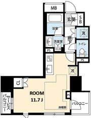 ドレッセ目黒大橋プレヴィの間取り画像