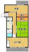 到津ハウスの間取り画像