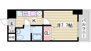 アーバンフラッツ王子公園の間取り画像